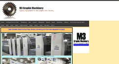 Desktop Screenshot of m3graphicmachinery.com
