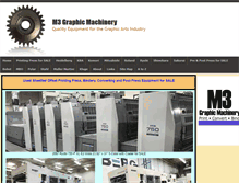 Tablet Screenshot of m3graphicmachinery.com